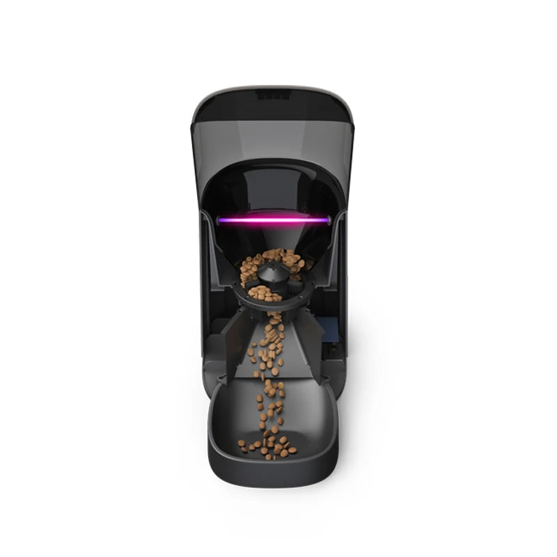 MyPetsBay™ 6L Smart Automatic Pet Feeder – WiFi App Control, Scheduled Feeding, Voice Call, Dual Power Supply for Cats, Puppies & All Dog Breeds