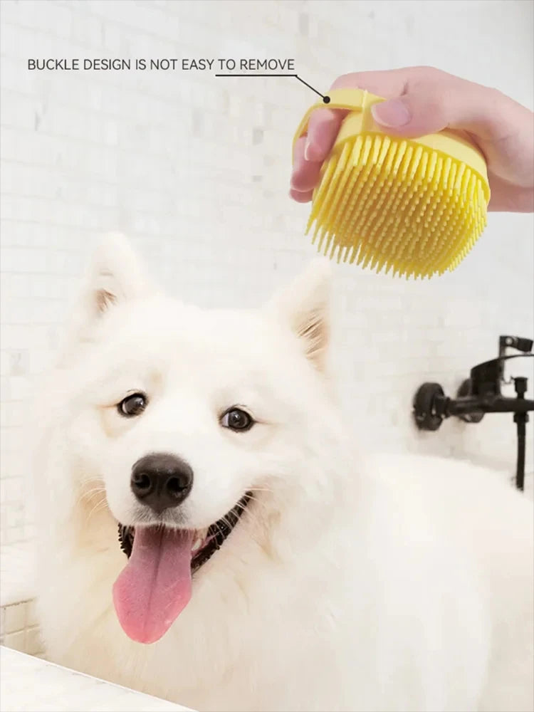 MyPetsBay™ Silicone Pet Massage & Bath Brush