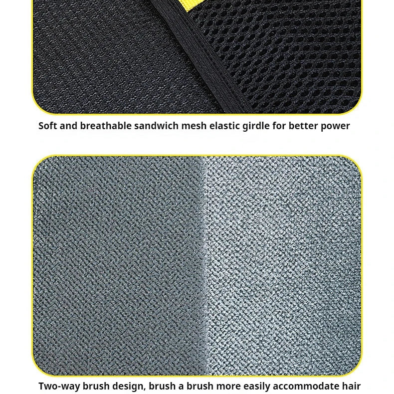 MyPetsBay™ Electrostatic Hair Glove Reusable, Washable Pet Hair Remover for Couch Carpet & Clothes