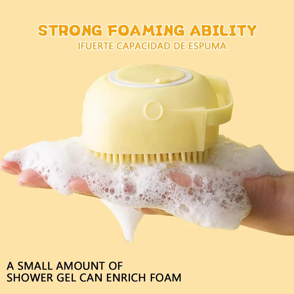 MyPetsBay™ Silicone Pet Massage & Bath Brush