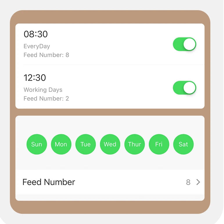 MyPetsBay™ Smart WiFi Automatic Pet Feeder Dual Bowl Food Dispenser for Cats & Dogs