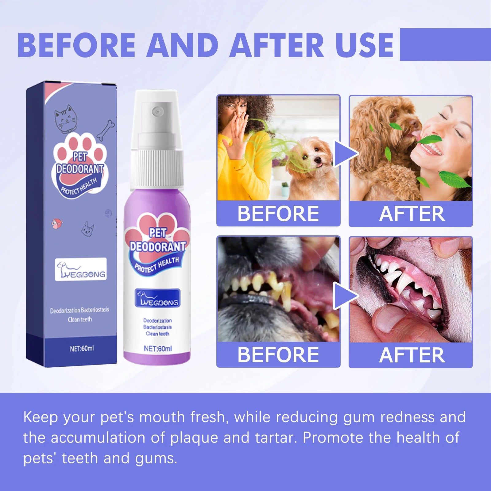 MyPetsBay™ Pet Oral Fresh Breath Spray