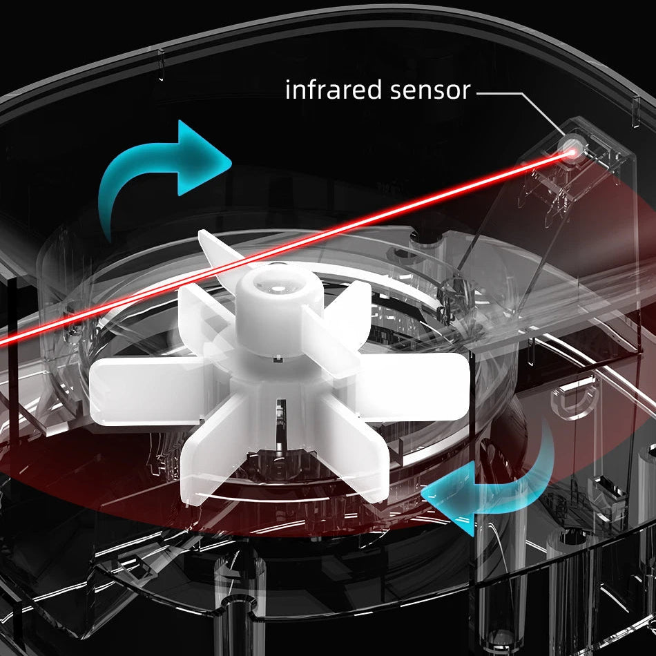 MyPetsBay™ Smart WiFi Automatic Pet Feeder Dual Bowl Food Dispenser for Cats & Dogs