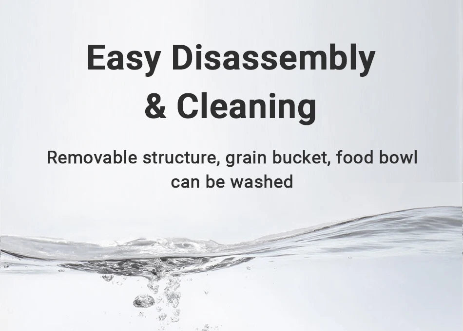 MyPetsBay™ ROJECO Smart Automatic Pet Feeder WiFi App Control Cat & Dog Food Dispenser