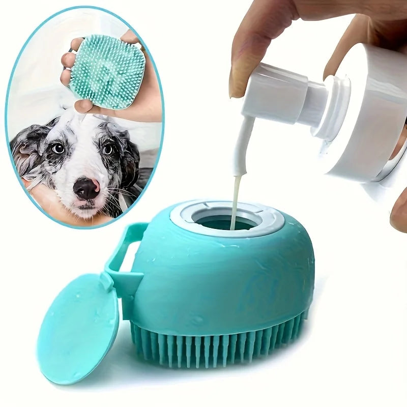 MyPetsBay™ Silicone Pet Massage & Bath Brush