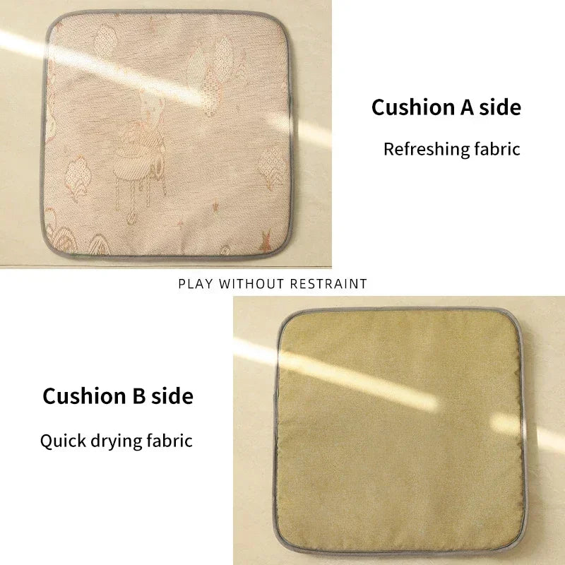 MyPetsBay™ Cozy Pet Tent Bed – Warm Fleece Cat House with Removable Cushion & Non-Slip Base