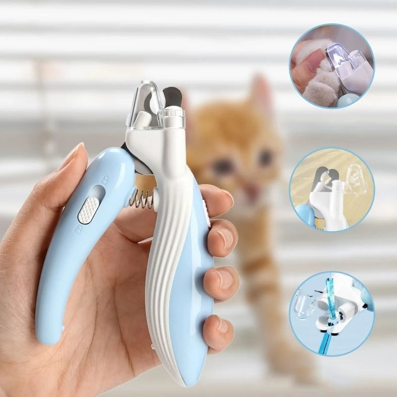 MyPetsBay™ LED Pet Nail Clipper – Safe, Precise & Easy Trimming for Cats, Dogs