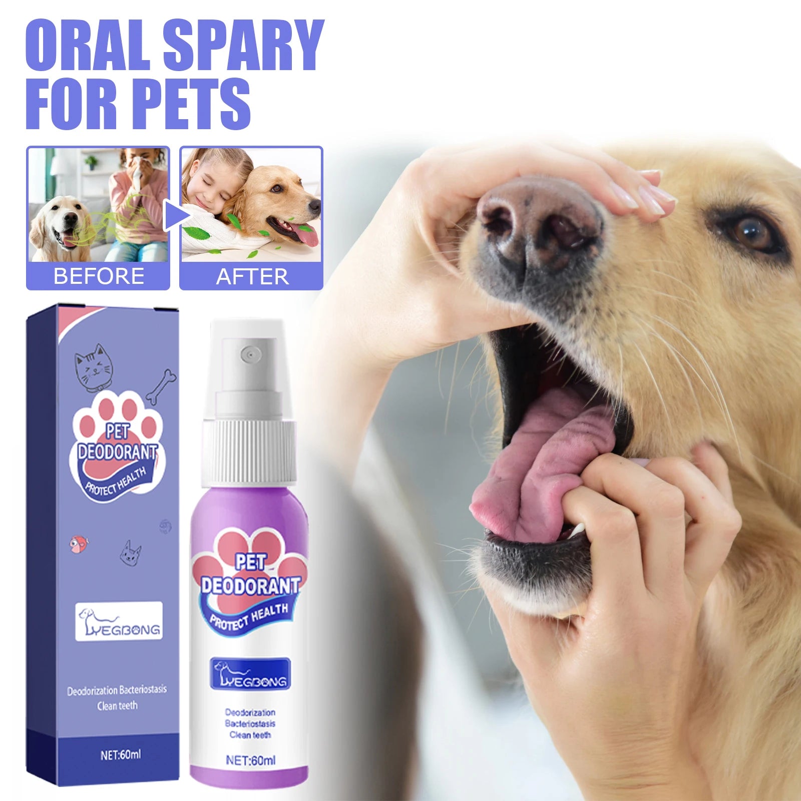 MyPetsBay™ Pet Oral Fresh Breath Spray