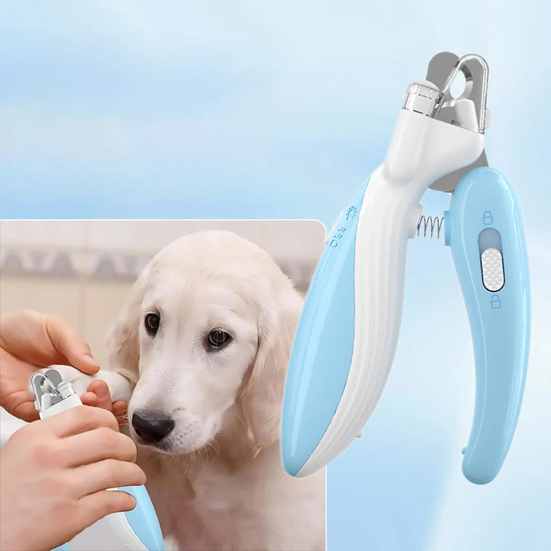 MyPetsBay™ LED Pet Nail Clipper – Safe, Precise & Easy Trimming for Cats, Dogs
