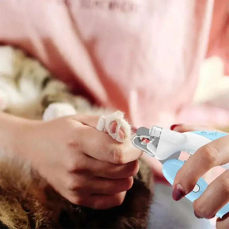 MyPetsBay™ LED Pet Nail Clipper – Safe, Precise & Easy Trimming for Cats, Dogs