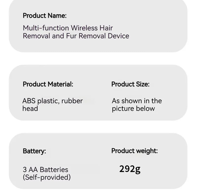 MyPetsBay™ Portable Electric Pet Hair Vacuum & Massage Brush Dual-Purpose Grooming Tool for Cats & Dogs