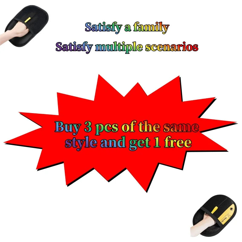 MyPetsBay™ Electrostatic Hair Glove Reusable, Washable Pet Hair Remover for Couch Carpet & Clothes