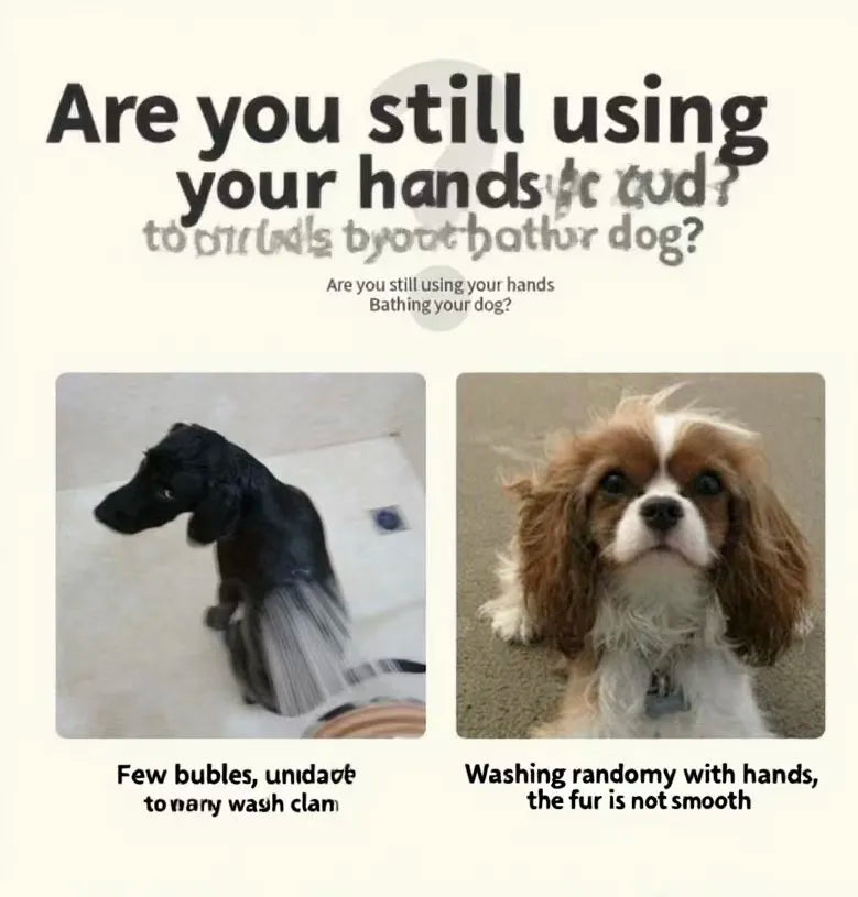 MyPetsBay™ Silicone Pet Massage & Bath Brush