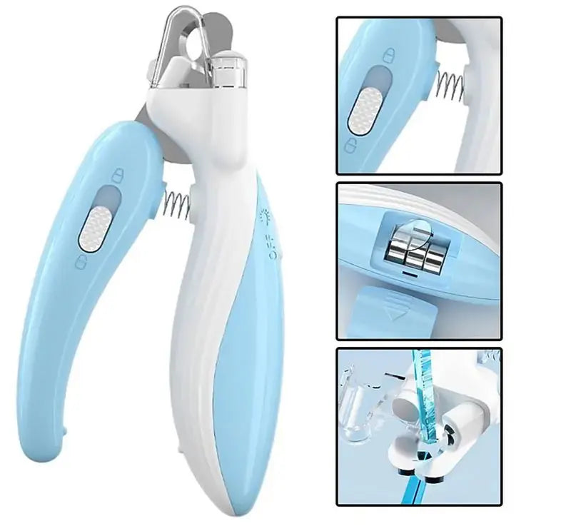 MyPetsBay™ LED Pet Nail Clipper – Safe, Precise & Easy Trimming for Cats, Dogs