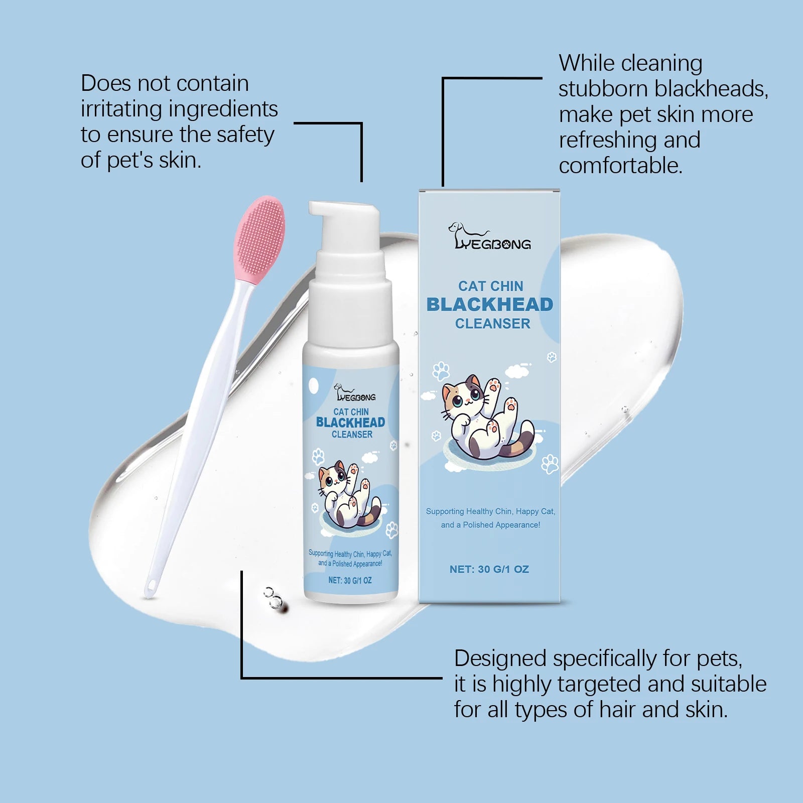 MyPetsBay™ Pet Oral & Chin Care Cleaning Kit