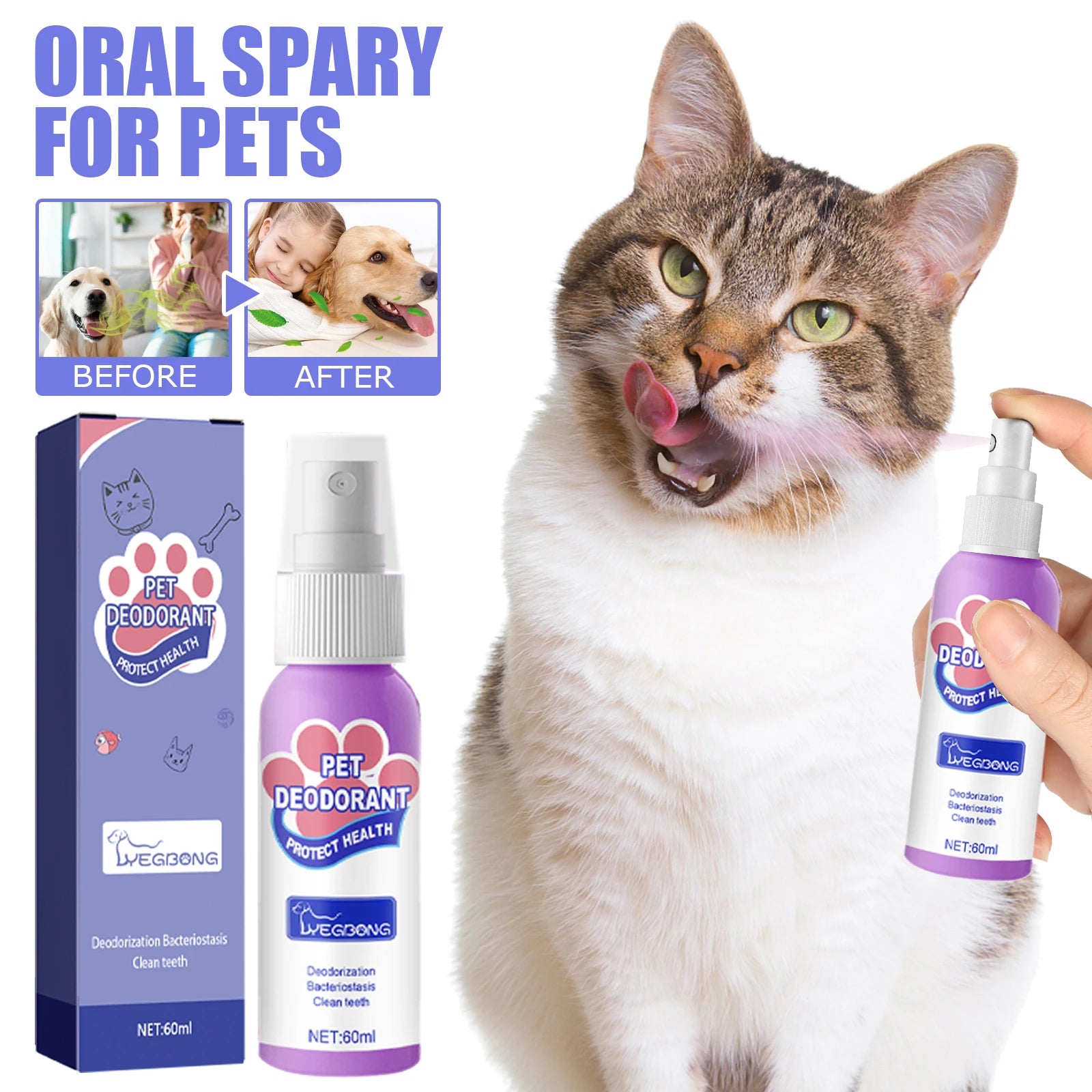 MyPetsBay™ Pet Oral Fresh Breath Spray