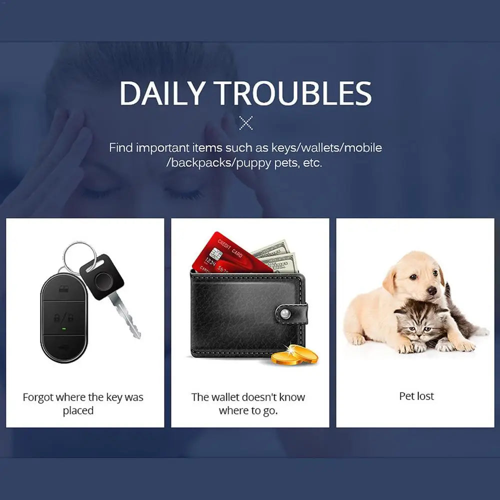 MyPetsBay™ Smart Mini GPS Tracker Real-Time Locator for Pets