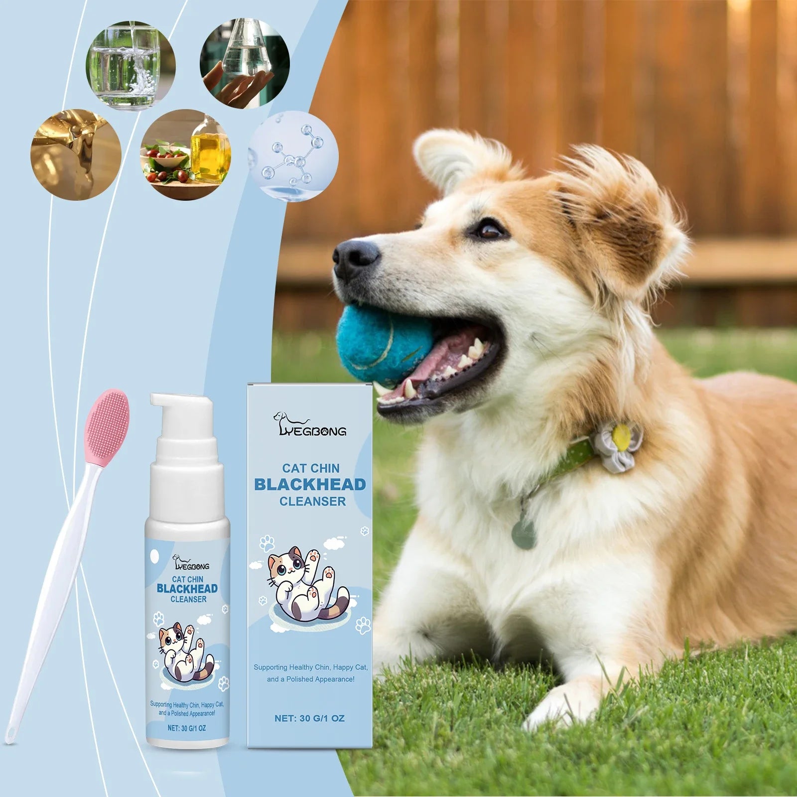 MyPetsBay™ Pet Oral & Chin Care Cleaning Kit