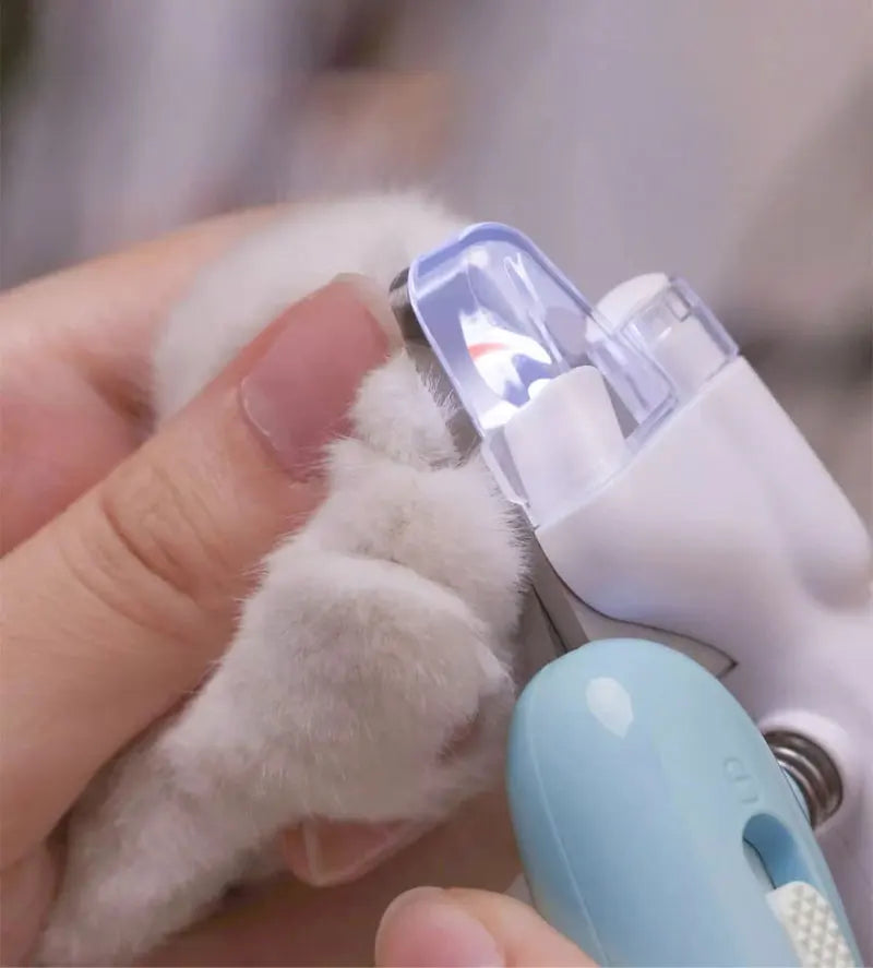 MyPetsBay™ LED Pet Nail Clipper – Safe, Precise & Easy Trimming for Cats, Dogs