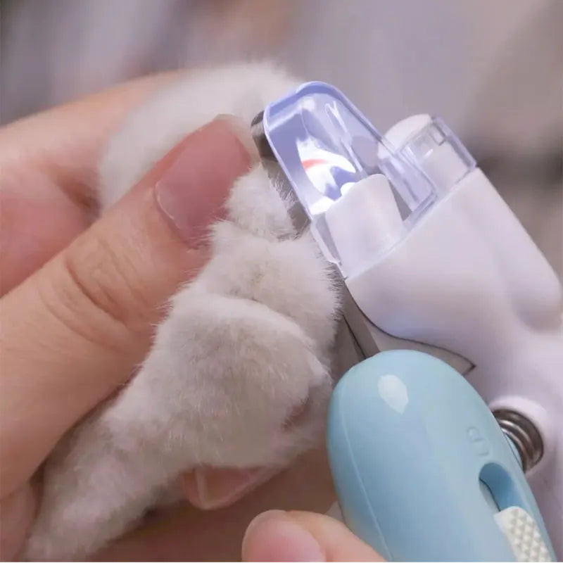 MyPetsBay™ LED Pet Nail Clipper – Safe, Precise & Easy Trimming for Cats, Dogs