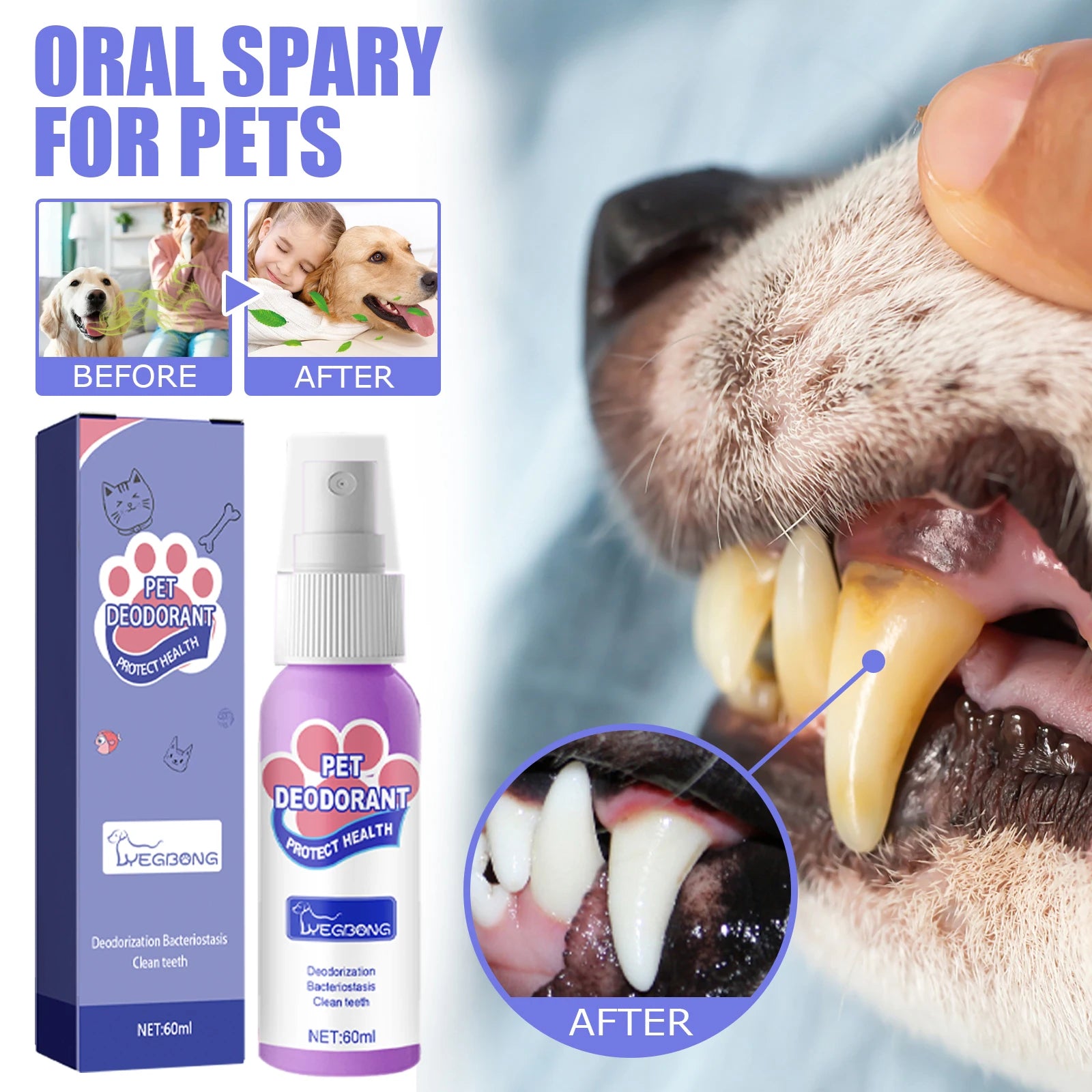 MyPetsBay™ Pet Oral Fresh Breath Spray