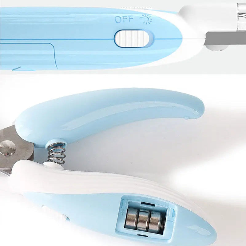 MyPetsBay™ LED Pet Nail Clipper – Safe, Precise & Easy Trimming for Cats, Dogs