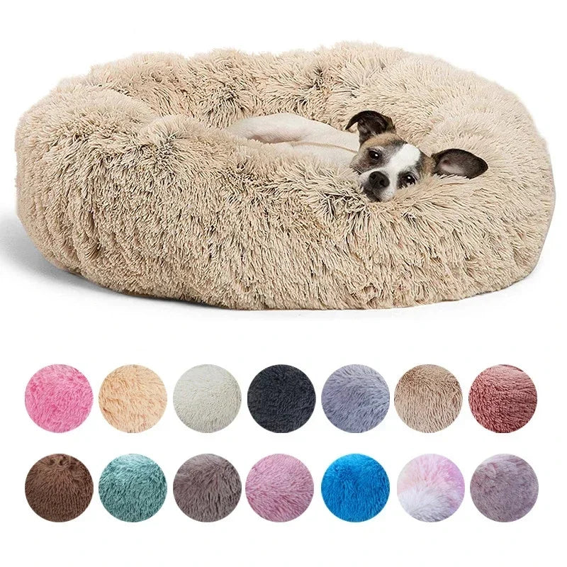 MyPetsBay™ Eco-Friendly Plush Pet Bed – Warm Corduroy Dog & Cat Sofa with Non-Slip Bottom, Machine Washabl