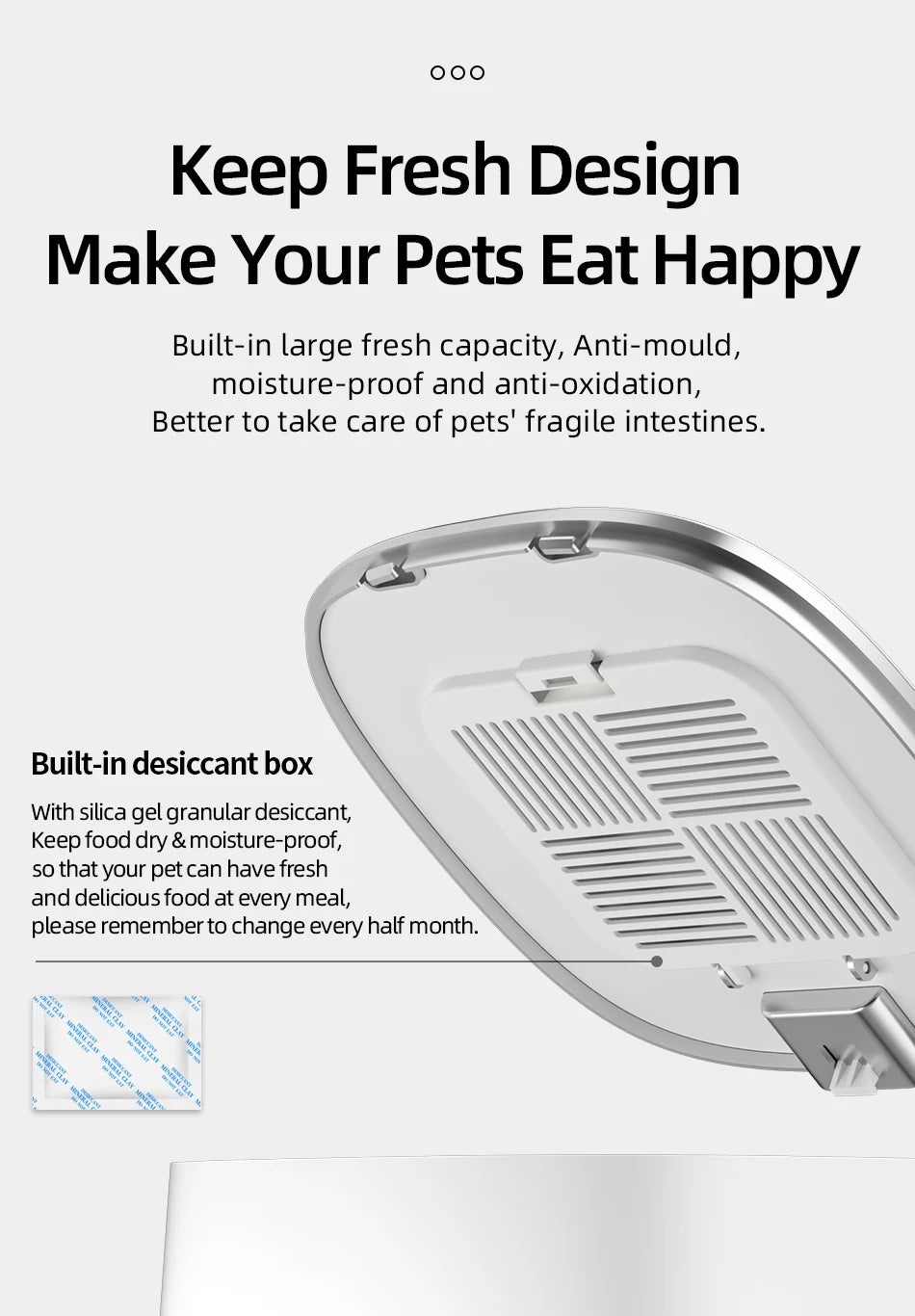 MyPetsBay™ Smart WiFi Automatic Pet Feeder Dual Bowl Food Dispenser for Cats & Dogs
