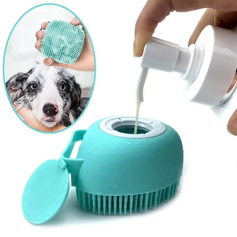 MyPetsBay™ Silicone Pet Massage & Bath Brush