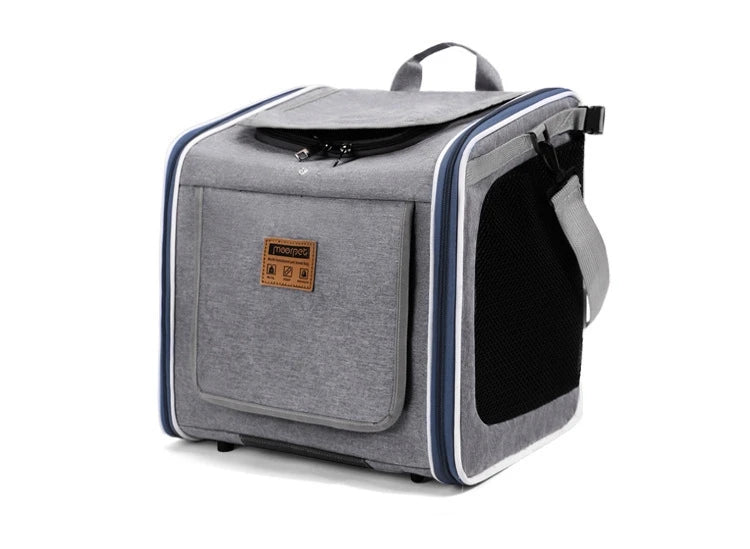 MyPetsBay™ 3-in-1 Bicycle Pet Carrier Bag  Convertible Cat & Small Dog Travel Backpack for Outdoor Adventures