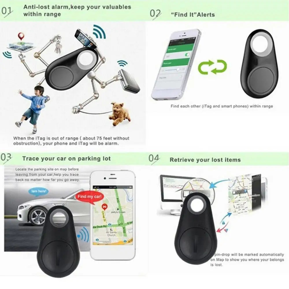 MyPetsBay™ Smart Mini GPS Tracker Real-Time Locator for Pets