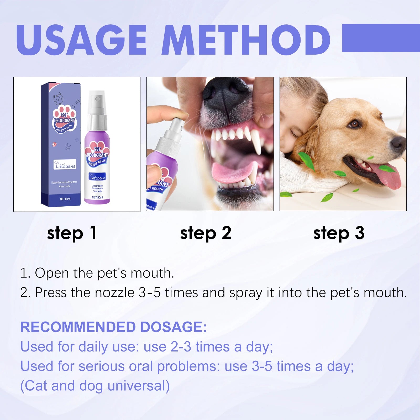 MyPetsBay™ Pet Oral Fresh Breath Spray