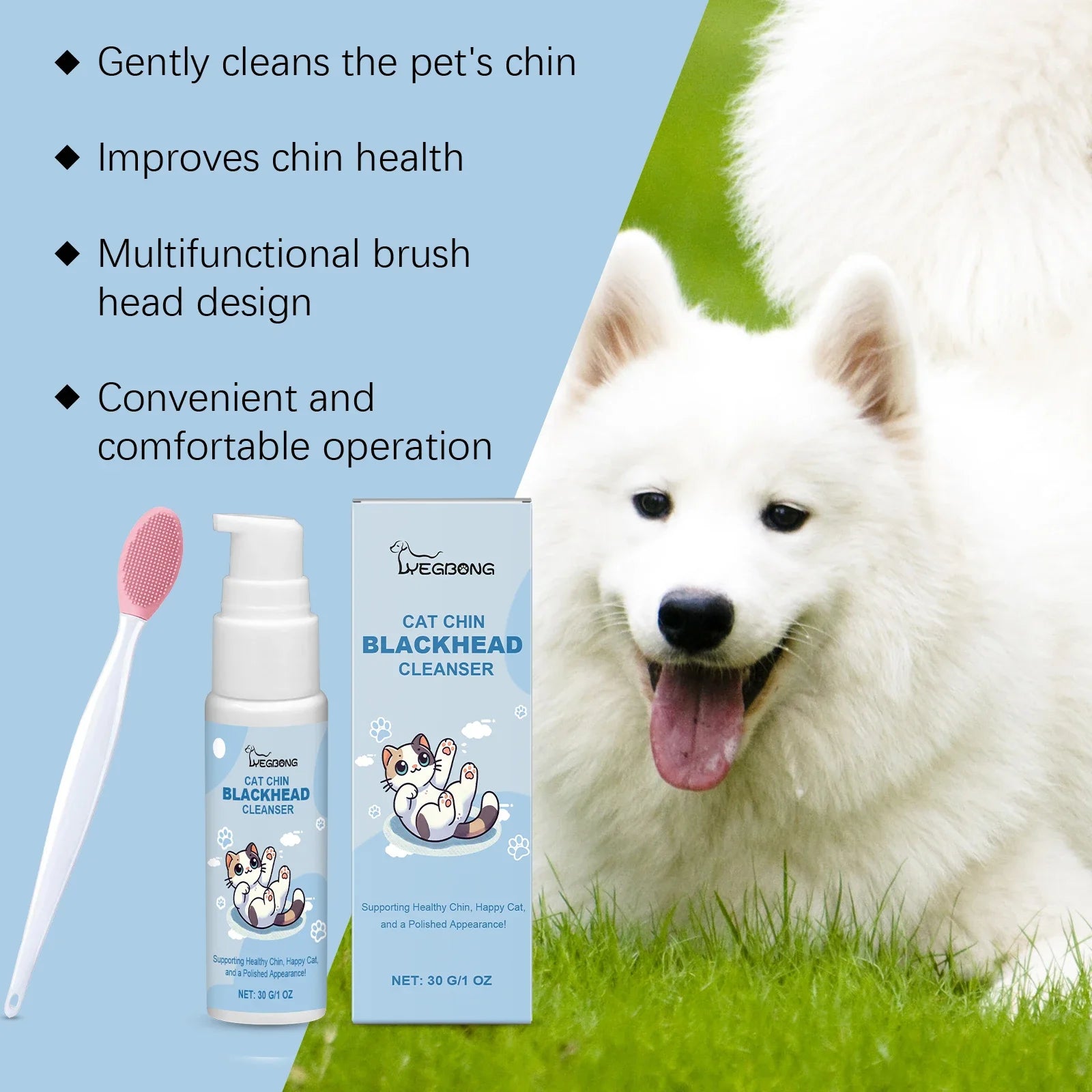 MyPetsBay™ Pet Oral & Chin Care Cleaning Kit