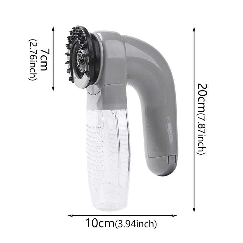 MyPetsBay™ Portable Electric Pet Hair Vacuum & Massage Brush Dual-Purpose Grooming Tool for Cats & Dogs