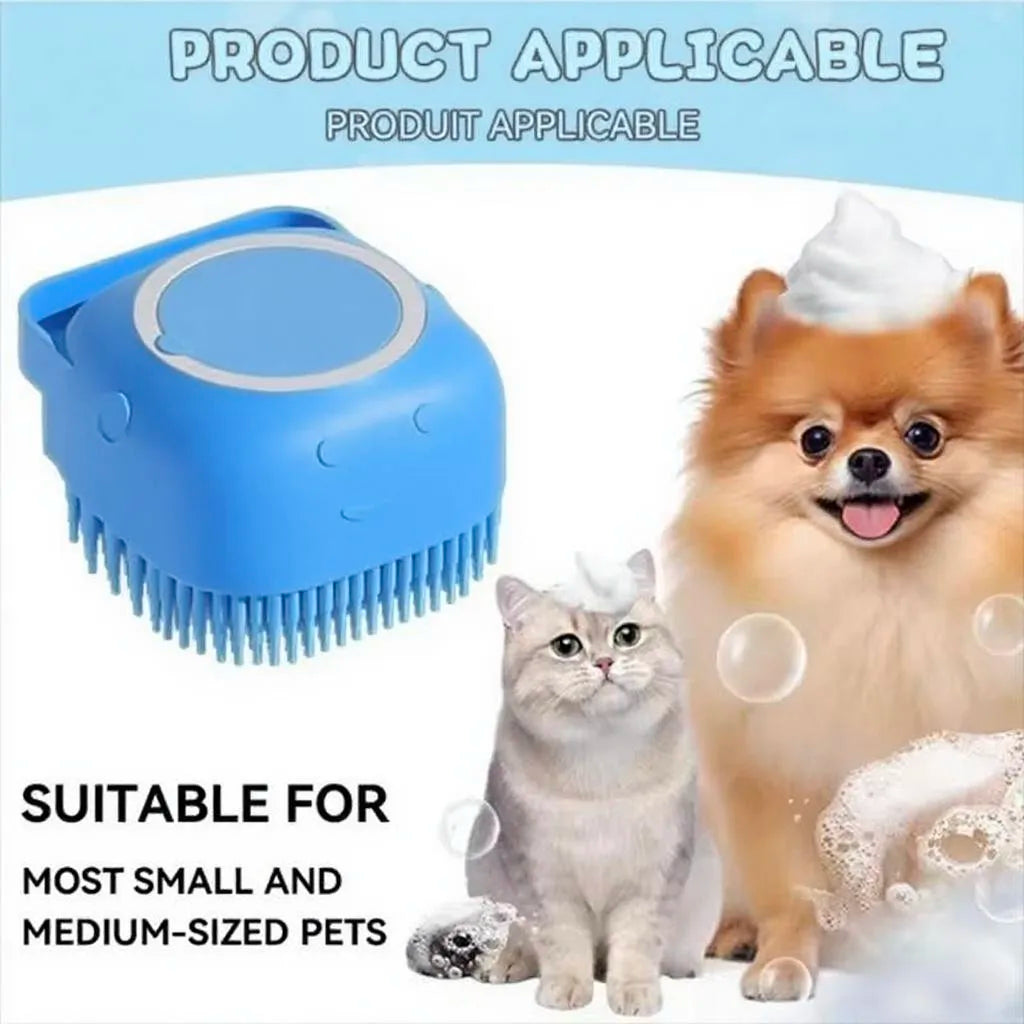 MyPetsBay™ Silicone Pet Massage & Bath Brush