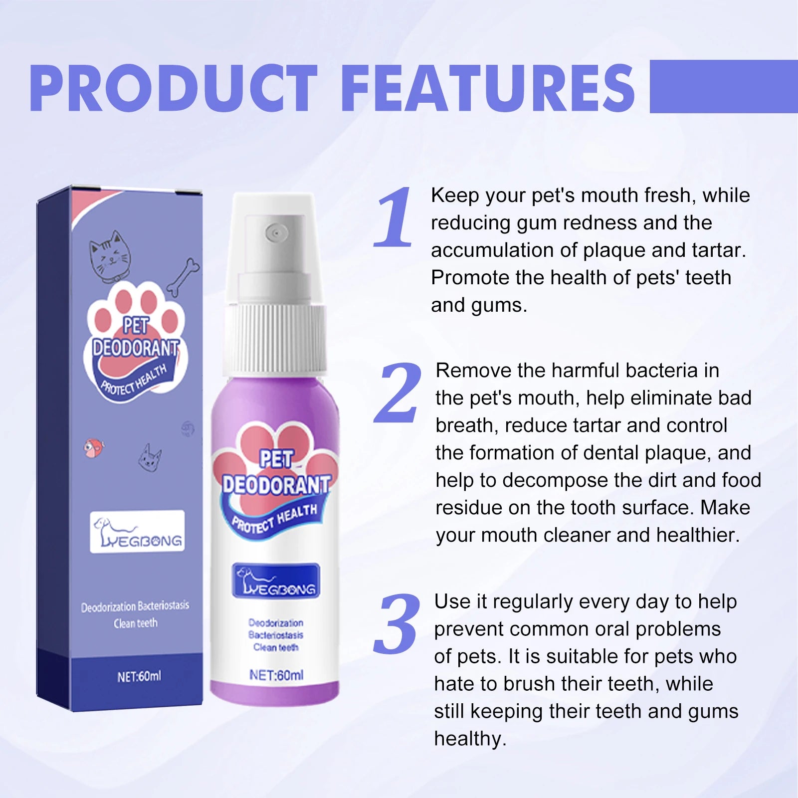 MyPetsBay™ Pet Oral Fresh Breath Spray